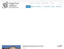 Tablet Screenshot of garagedoorsolutionsinc.com